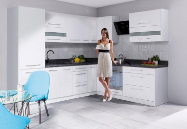 MEBLE KUCHENNE CREATIVA BIAŁY POŁYSK