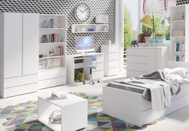 MEBLE MŁODZIEŻOWE COSMO - 3 KOLORY