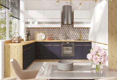 MEBLE KUCHENNE GLAMOUR BLUE