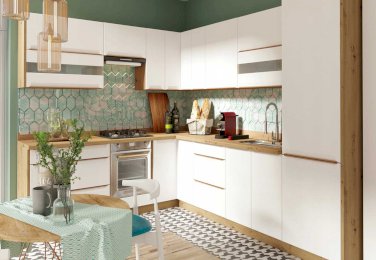 MEBLE KUCHENNE GLAMOUR WHITE