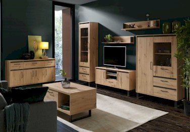 MEBLE POKOJOWE NEWADA DĄB ARTISAN