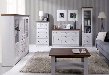 MEBLE DO POKOJU PARYS SOSNA ŚNIEŻNA