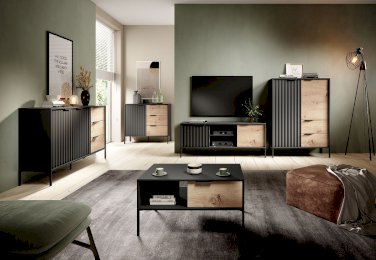 MEBLE DO SALONU RAVE CZARNY