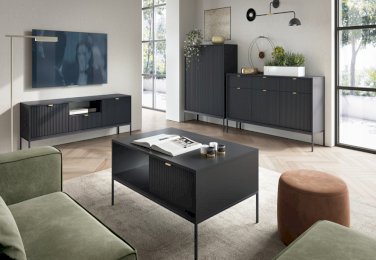 MEBLE DO SALONU NOVA CZARNY MAT