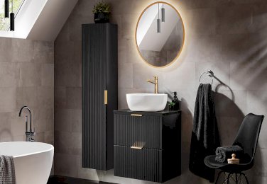 Meble łazienkowe Adel Black
