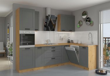 MEBLE KUCHENNE STILO DUST GREY + ARTISAN