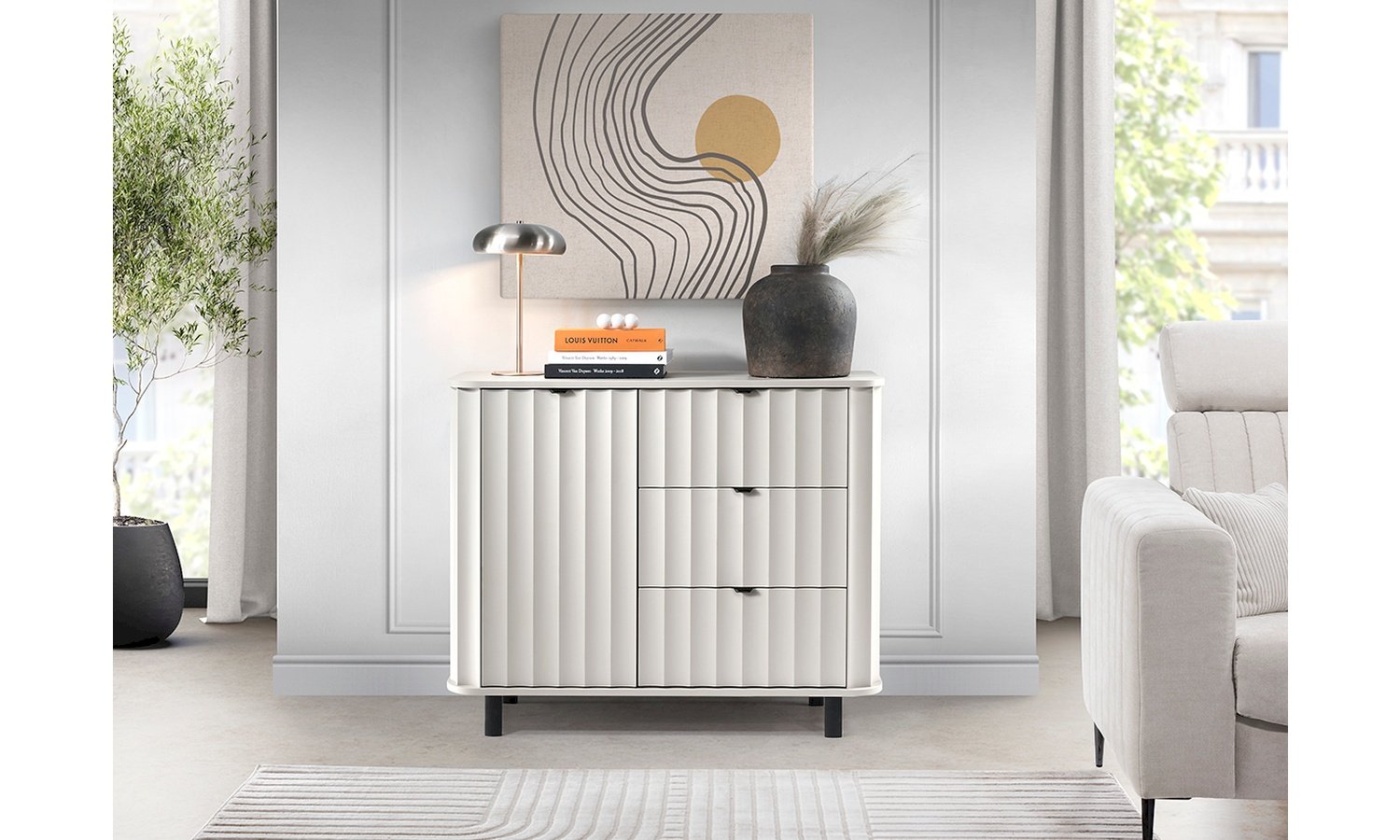 KOLEKCJA MEBLI NOVADO (BIEL ALPEJSKA)