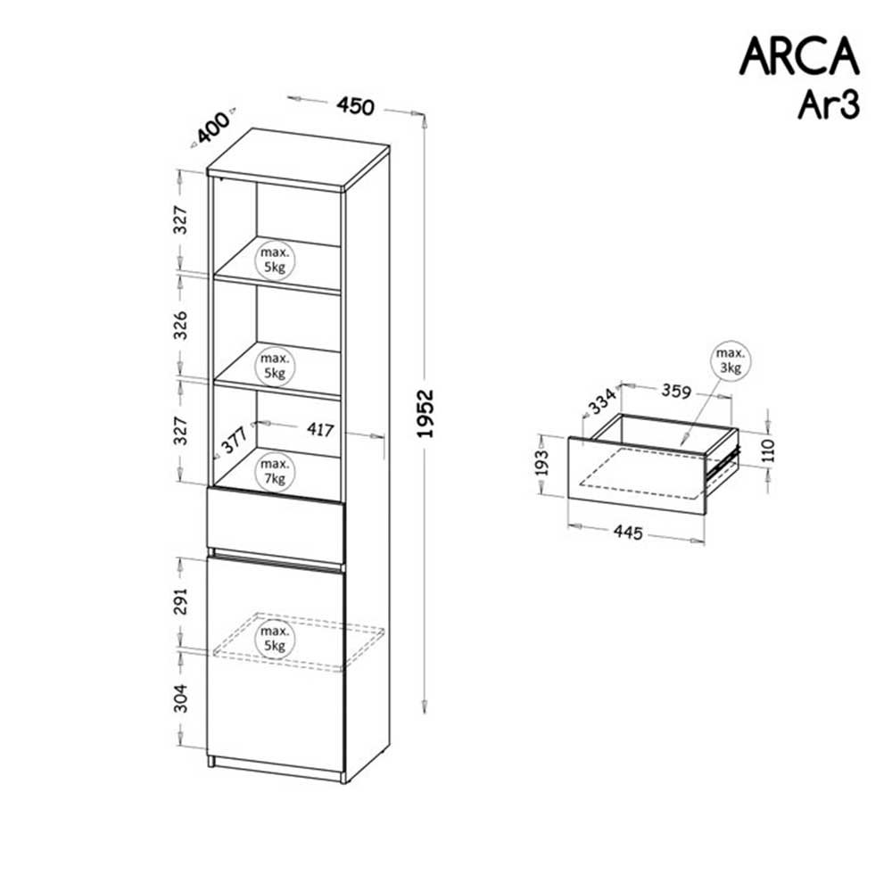 Regał Arca AR3