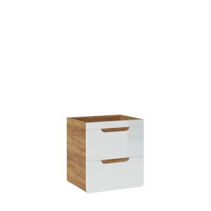 Biała szafka pod umywalkę 50 cm Aruba 824