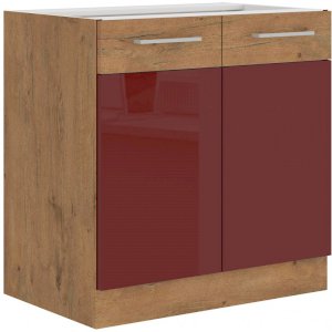 Szafka kuchenna Vigo Bordo HG 80 D 2F BB Szafka kuchenna Vigo Bordo HG 80 D 2F BB