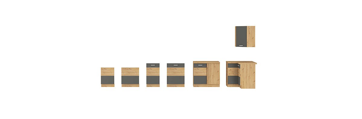 Meble kuchenne Artisan Połysk zestaw 260/72