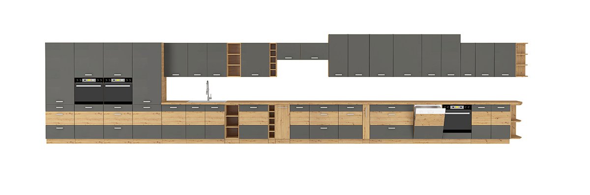 Meble kuchenne Artisan Połysk zestaw 260/72