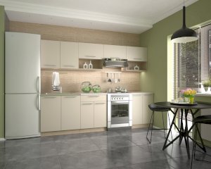 VIOLA 260 kuchnia zestaw korpus: dąb sonoma, fronty: waniliowe (10p=1kpl)