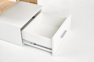 GROSSO biurko dąb złoty / biały