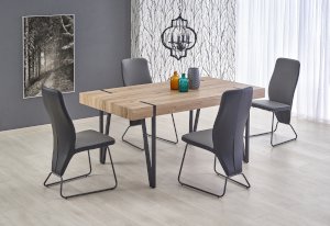 YOHANN stół dąb san remo / czarny