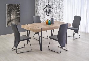 YOHANN stół dąb san remo / czarny