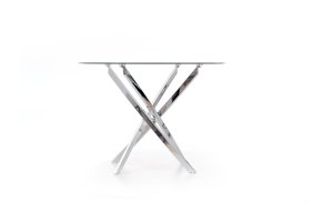 RAYMOND stół bezbarwny/chrom
