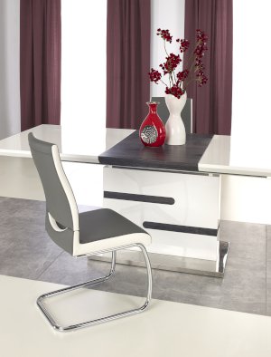 MONACO stół biały / popiel