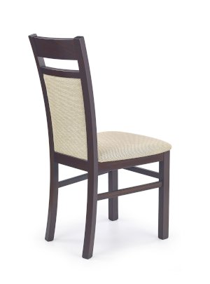 GERARD2 krzesło ciemny orzech / tap: Torent Beige