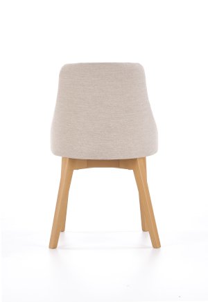 TOLEDO krzesło dąb miodowy / tap. Inari 22 (jasny beż)