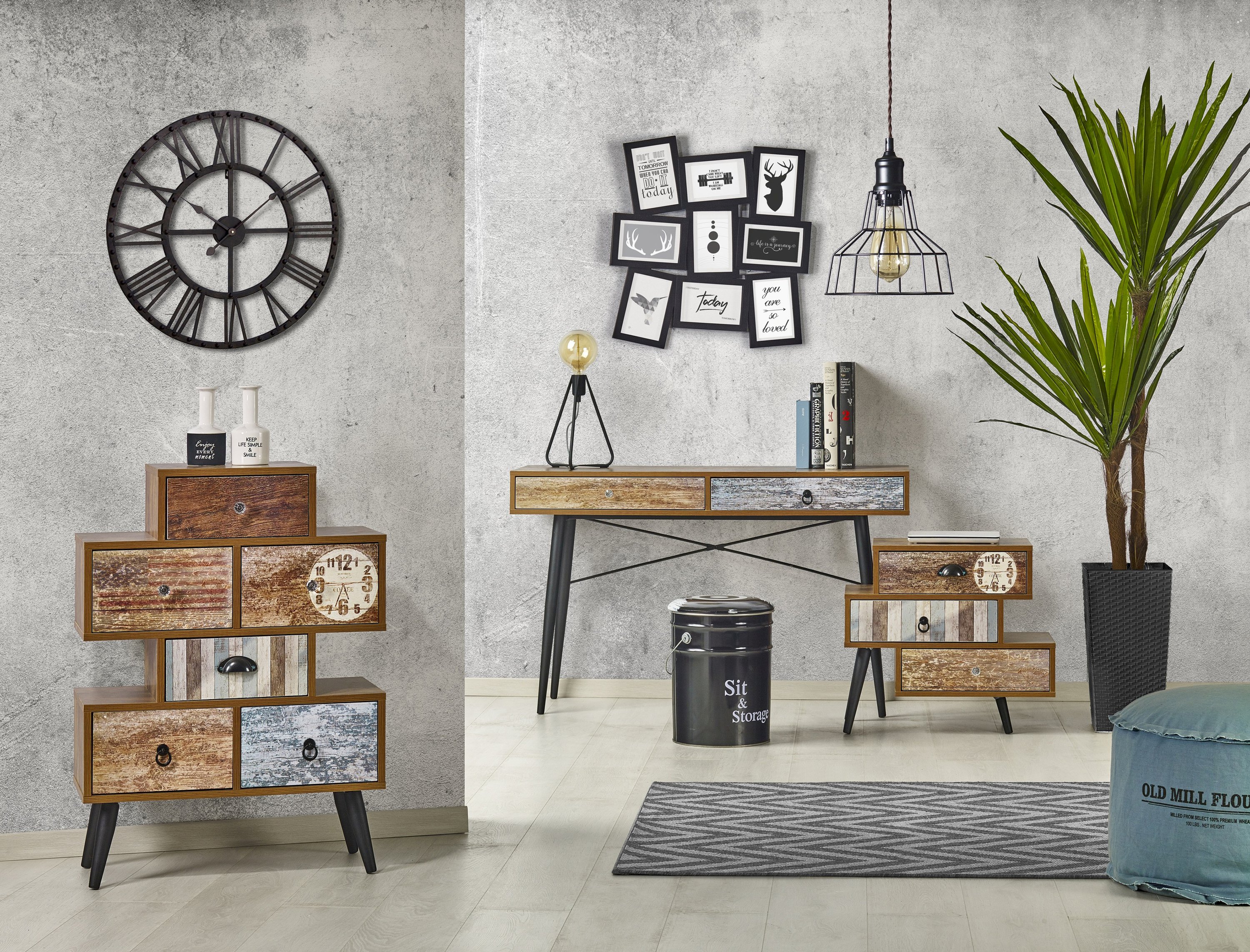 MEZO KM2 komoda wielobarwny