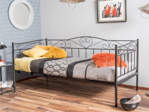 łóżko birma 90x200 czarny