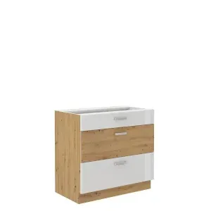 Szafka kuchenna Artisan 80 D 3S BB WH