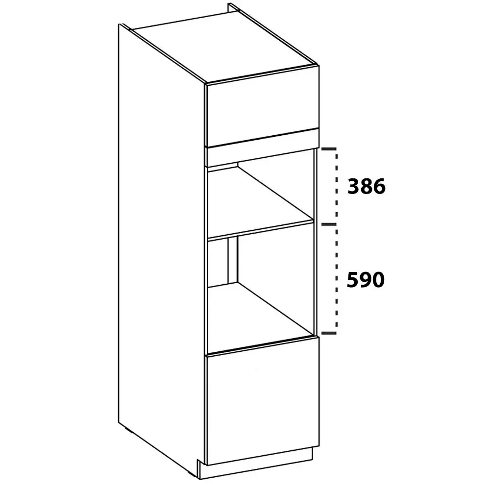 Szafka kuchenna Karmen 60 DPM-210 2F