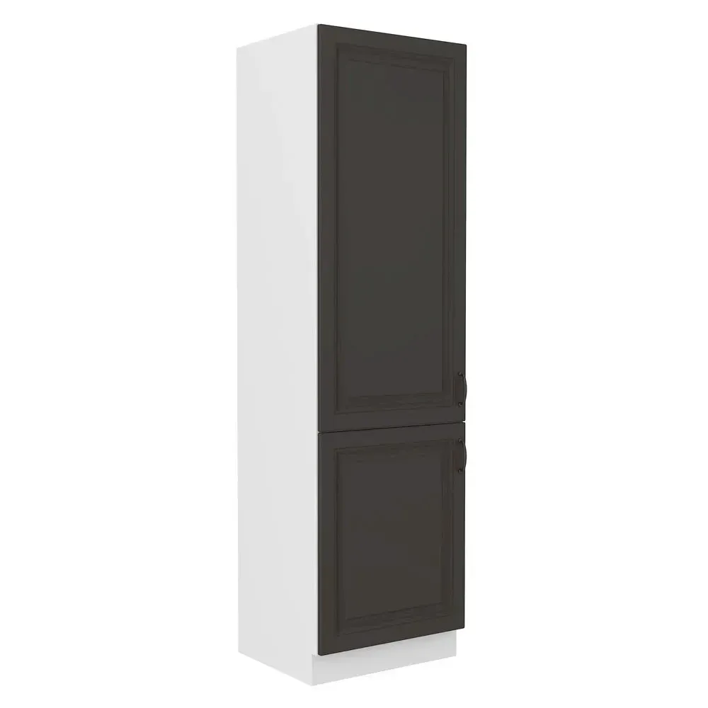 Szafka kuchenna Stilo 60 LO-210 2F Zabudowa lodówki GR/WH