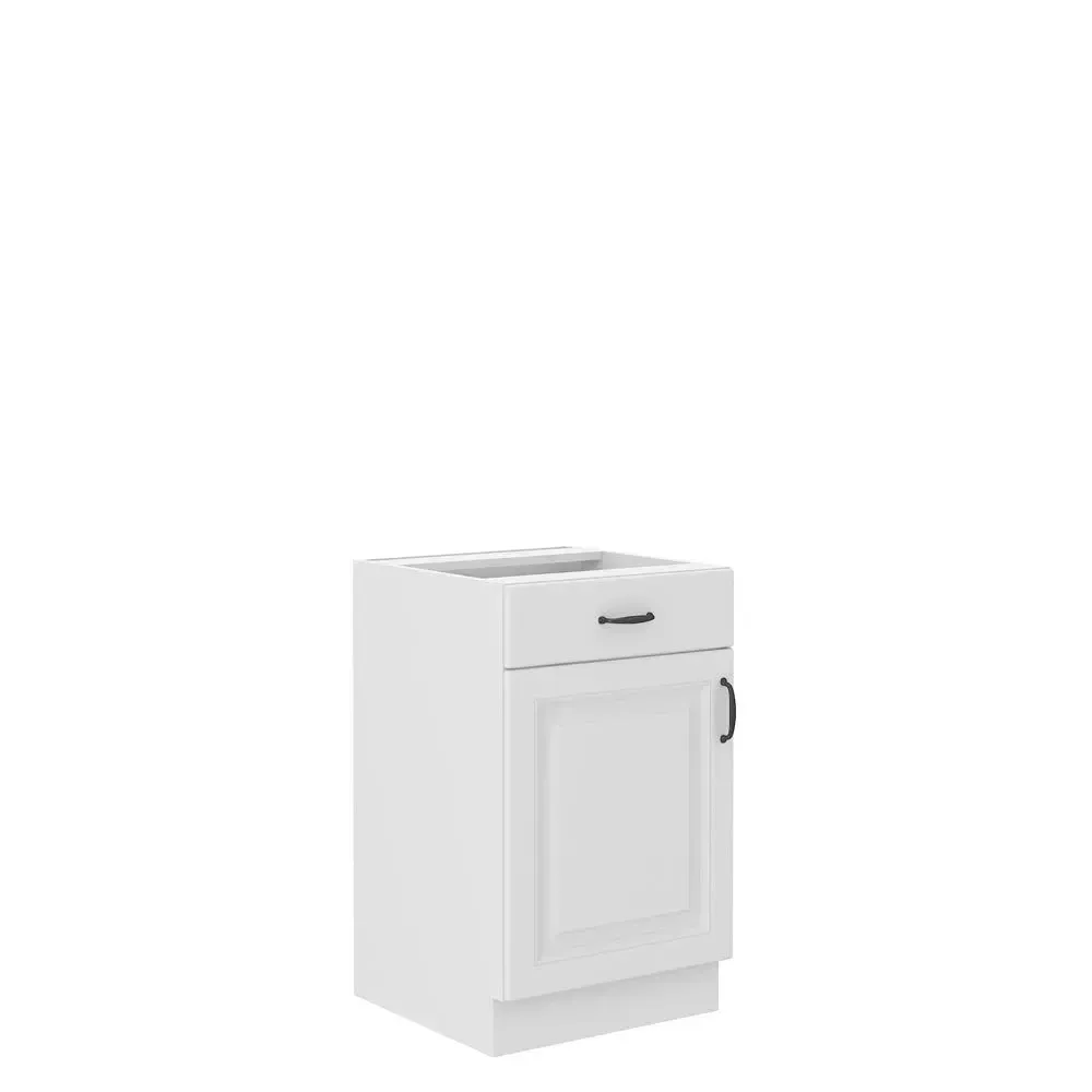 Szafka kuchenna Stilo 50 D 1F 1S BB WH/WH