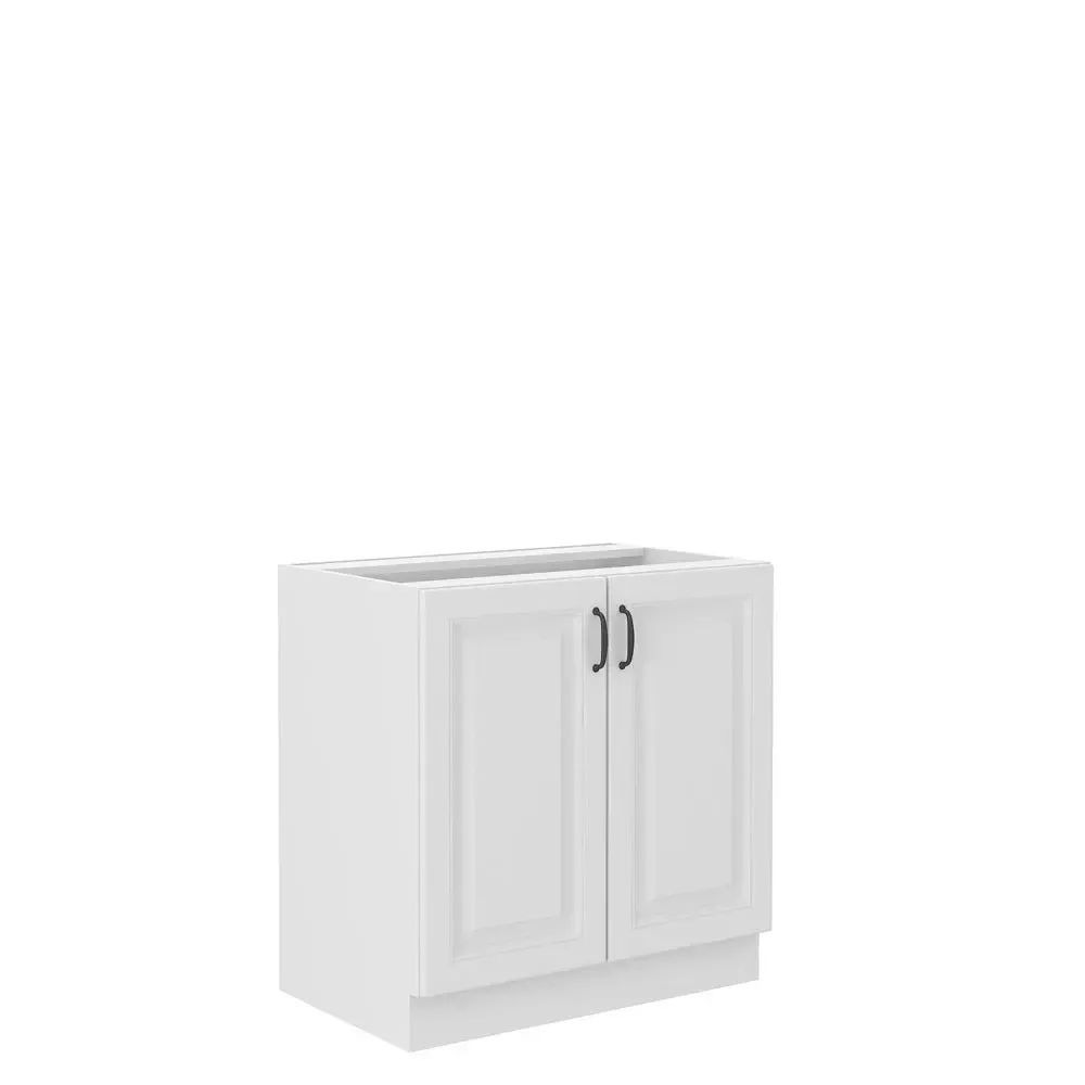 Szafka kuchenna Stilo 80 D 2F BB WH/WH