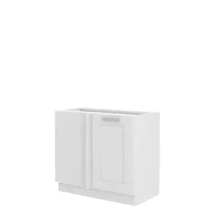 Szafka kuchenna Luna 105 ND 1F BB L/P WH/WH