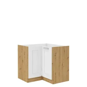 Szafka kuchenna Luna 89X89 DN 1F BB AR/WH