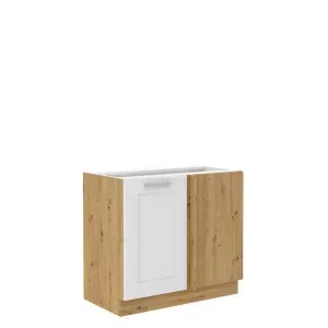 Szafka kuchenna Luna 105 ND 1F BB L/P AR/WH