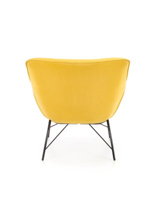 BELTON fotel wypoczynkowy żółty