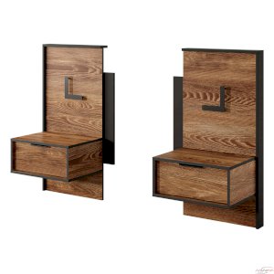 STOLIK NOCNY 3D Z OŚWIETLENIEM LED X2