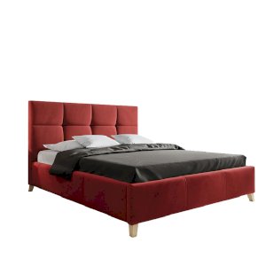(90x200) PROMOCJA Łóżko tapicerowane Sara + Stelaż + Materac