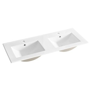 CFP 120/8003 LAVA 120D umywalka ceramiczna 120 cm podwójna misa