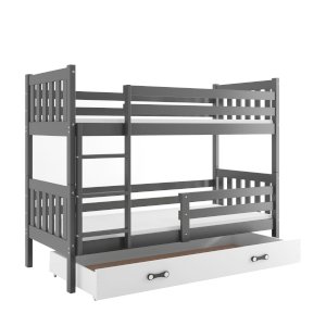 Łóżko Piętrowe Carino 80x160 Grafitowy