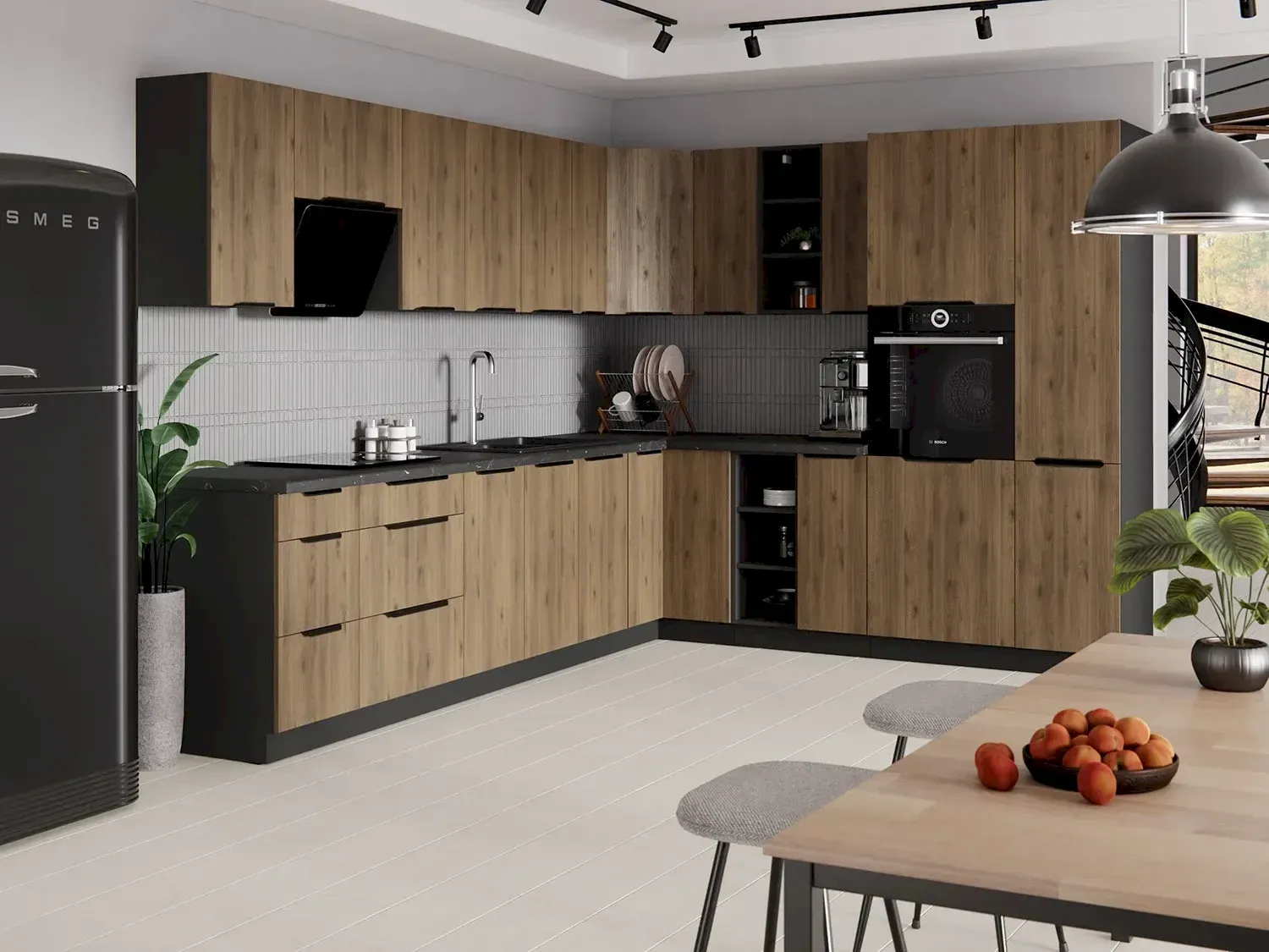 Szafka kuchenna Monza  60x60 GN-72 1F (45)