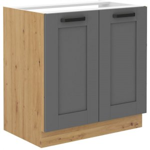Szafka kuchenna Luna 80 D 2F BB DUSTGR/AR