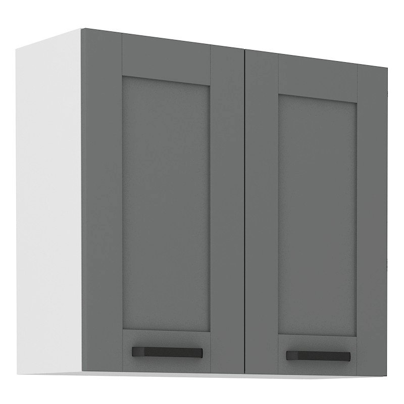 Szafka kuchenna Luna 80 G-72 2F DUSTGR/WH