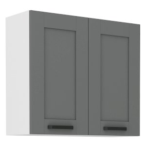 Szafka kuchenna Luna 80 G-72 2F DUSTGR/WH
