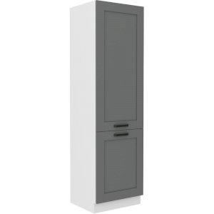 Szafka kuchenna Luna 60 LO-210 2F Zabudowa lodówki DUSTGR/WH
