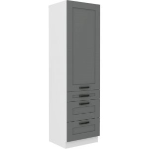 Szafka kuchenna Luna 60 DKS-210 3S 1F DUSTGR/WH