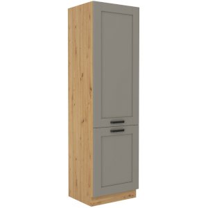 Szafka kuchenna Luna 60 LO-210 2F Zabudowa lodówki CLAYGR/AR
