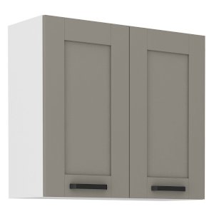 Szafka kuchenna Luna 80 G-72 2F CLAYGR/WH