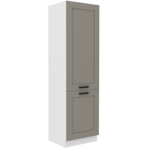 Szafka kuchenna Luna 60 LO-210 2F Zabudowa lodówki CLAYGR/WH