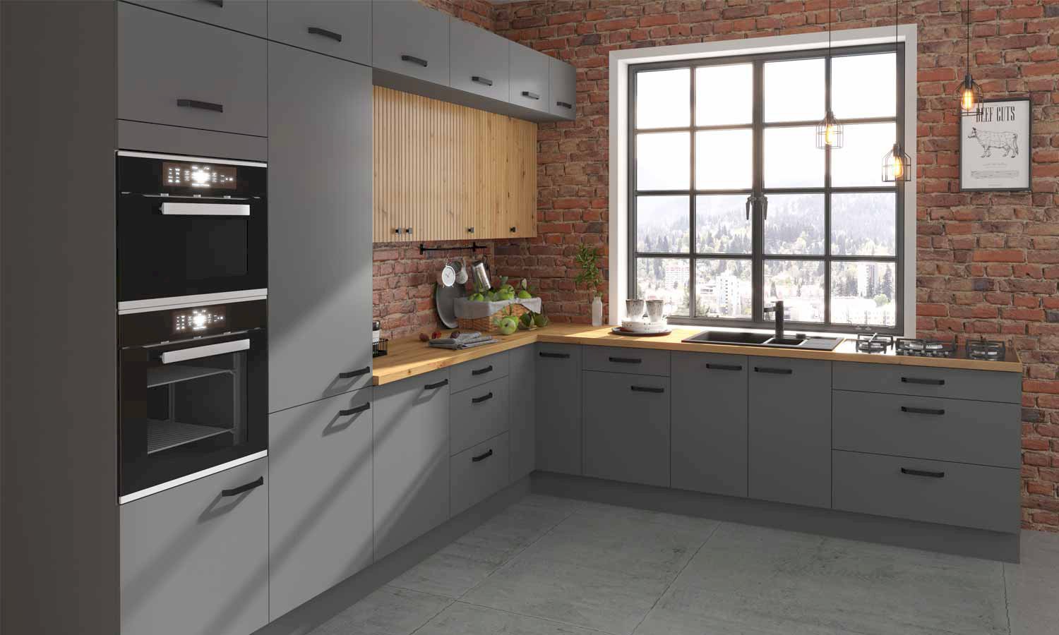 Szafka kuchenna Ava AR/ANT 60 DPM-215 2F