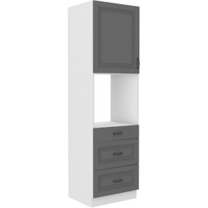 Szafka kuchenna Stilo 60 DPS-210 3S 1F DUSTGR/WH